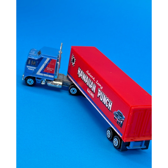 Vintage Road Champs HO 1/87 Die cast HAWAIIAN Punch Racing Semi Truck Trailer - Picture 7 of 14